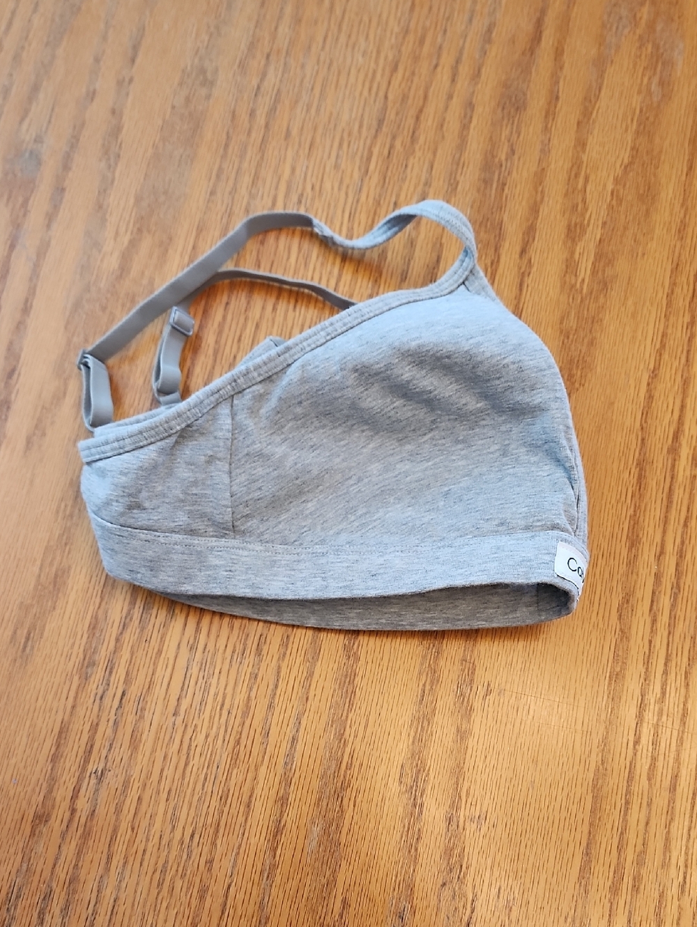 Calvin Klein Heather Gray Triangle Bralette - Women's Intimates - Picture 12 of 15